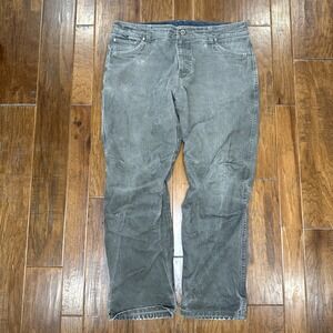 Kuhl RYDR Pants Men 40x32 Green Vintage Patina Dye Heavy Twill Workwear Gorpcore